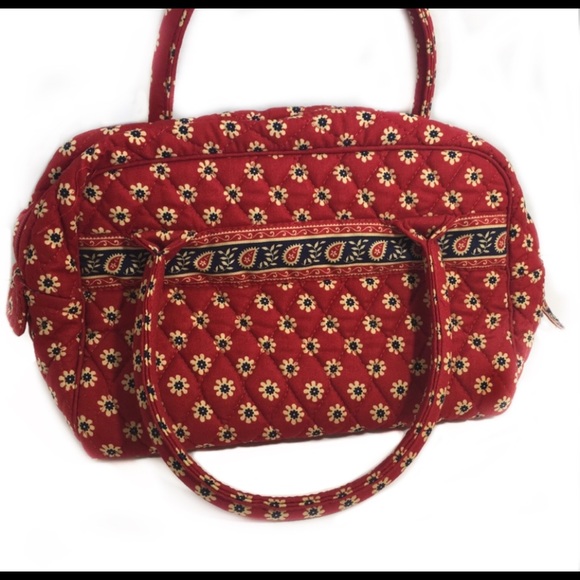 Vera Bradley Handbags - Vera Bradley Bag Patriotic Red/White/Blue Daisey